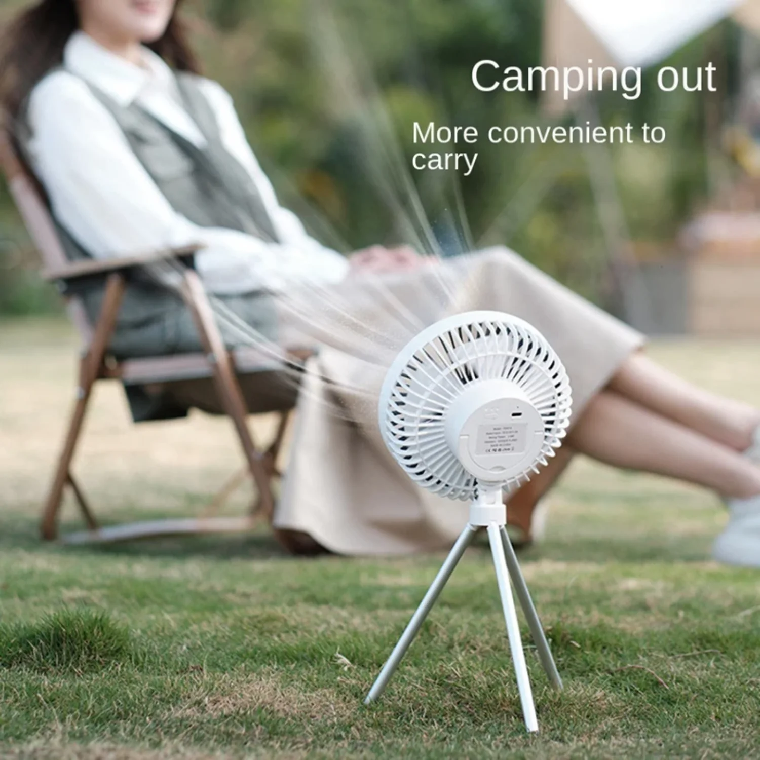 

Portable Camping Fan Rechargeable Multi Mini Fan USB Outdoor Camping Ceiling Fan Light Tripod Stand Desktop Fan