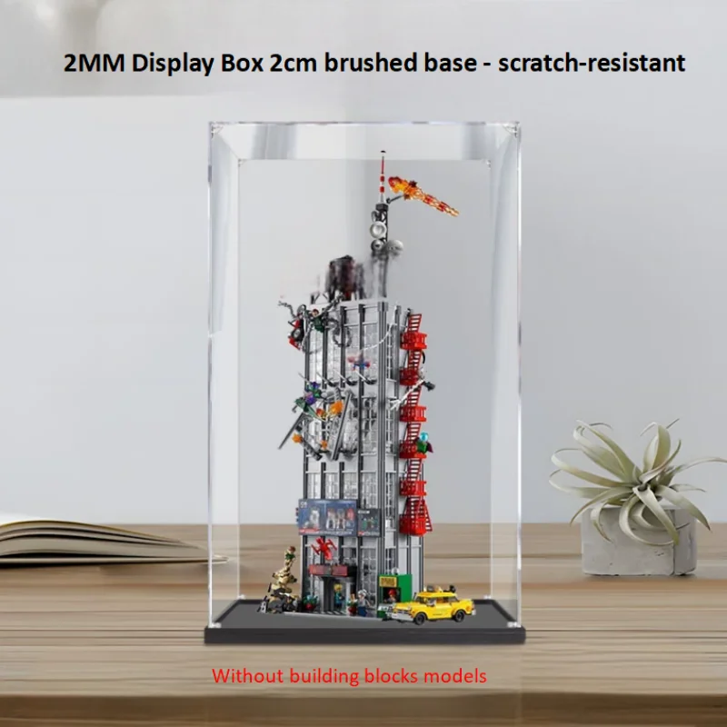 Acrylic Display Box Handmade for Lego 76178 City Building Series Transparent Dustproof Storage Birthday Gift