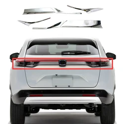For Honda HRV Hr-V Vezel 2021 2022 ABS Chrome Rear Tail Light Lamp Cover Garnish Strip Taillight Eyebrow Cover Trim