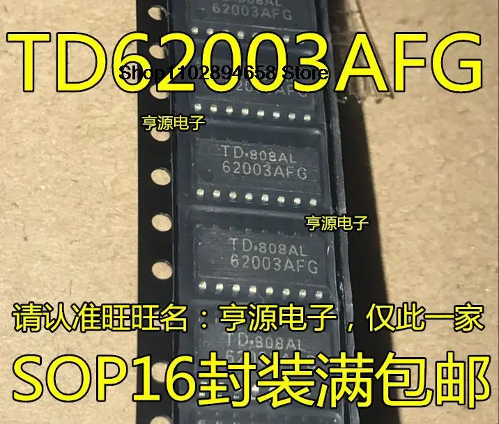 TD62003 TD62003AFG 62003AFG SOP-16 IC, 5 개