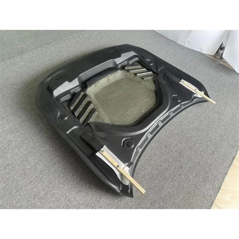 

Carbon Fiber Front Engine Hood 2 Series G42 M2 G87 V Style Light Racing Ventilated Engine Hood