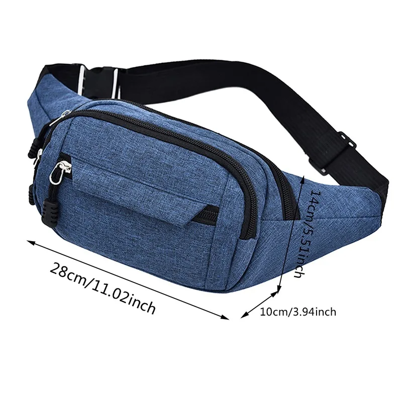 Hip Belly Banana Bum Chest Belt For Men Women Waist Bag Male Female Fanny Pack Pouch Murse Purse Kidney Row Bumbag