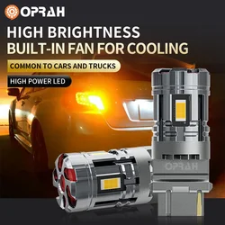 7443 W21/5W T20 7440 W21W WY21W LED P21W PY21W P21/5W 1156 3156 3157 Car Light 3570 with Fan Turn Signals Brake Reversing Lights