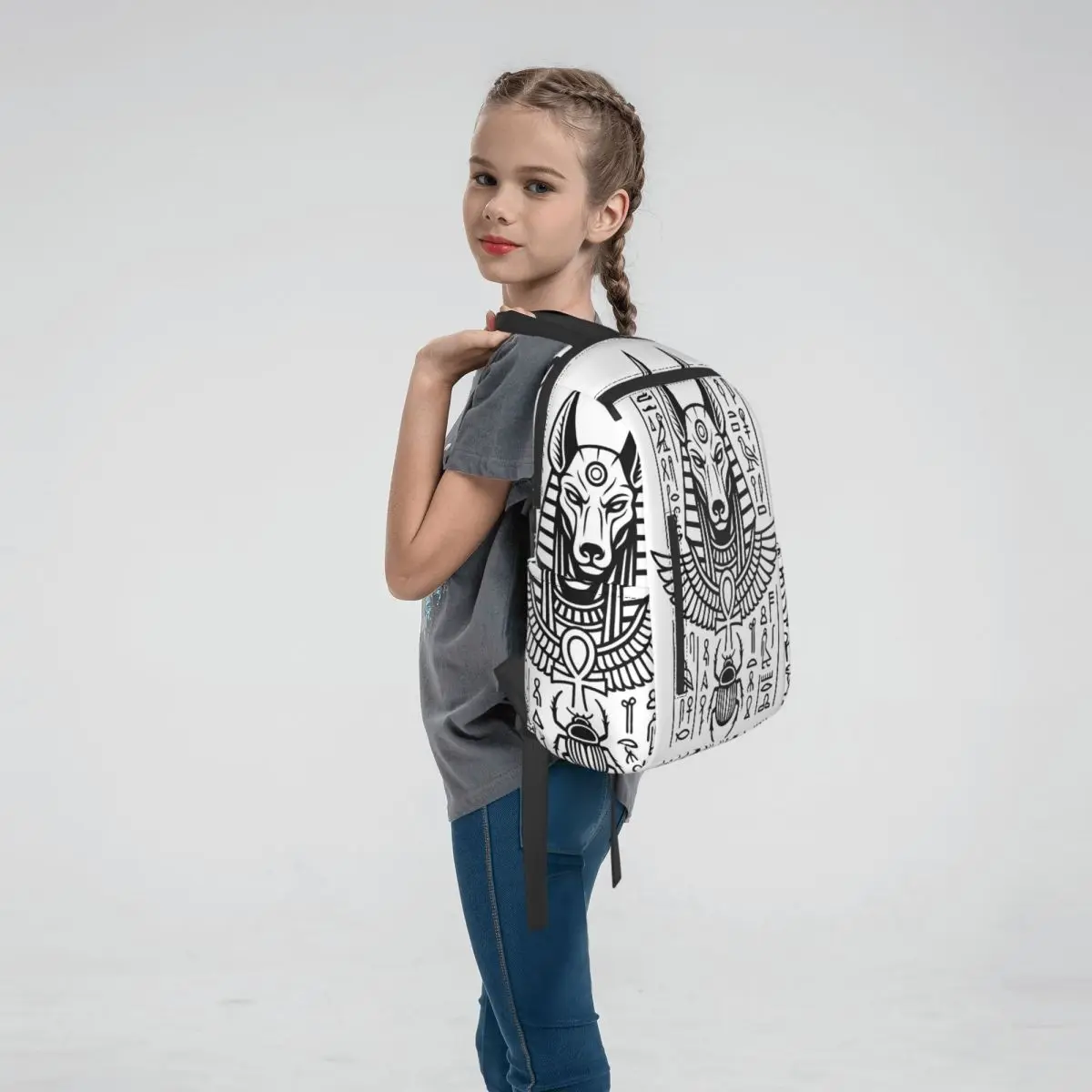 Egyptian Deities God Egypt Pharaoh Backpack Daypack Boys Girls BookBag School Bag Shoulder Bags for Men Women