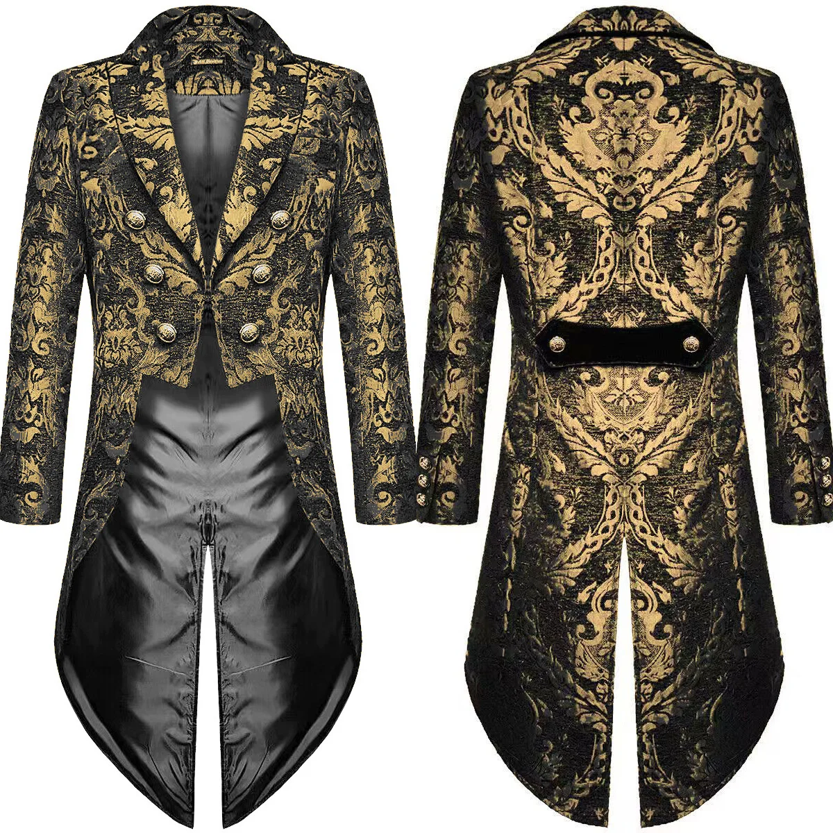 Men's Gothic Tailcoat Steampun - огляд і ціна Trench Coat Formal