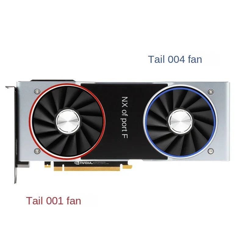 Nvidia Rtx2080ti Office Version Cooling Dapa0815b2up001 004 12V Graphics Card PWM Fan
