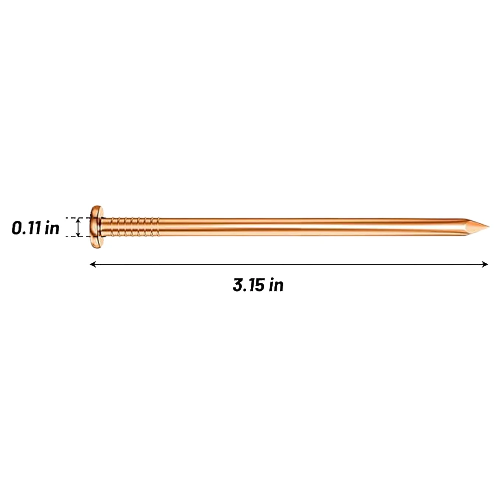 Copper Tree Stump Removal Nails 3 5 Inch Spikes for Killing Roots and Stumps to Support Tree Growth Management