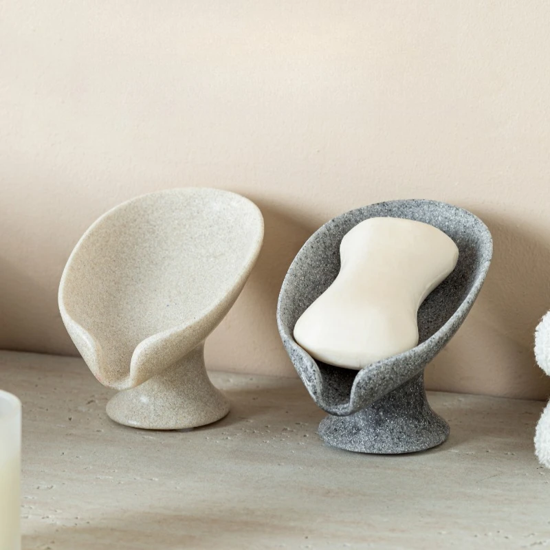 Роскошный держатель для мыла — современная мыльница с дренажем, нескользящая, настенное крепление, водонепроницаемый, минималистичный домашний декор для раковины в ванной комнате