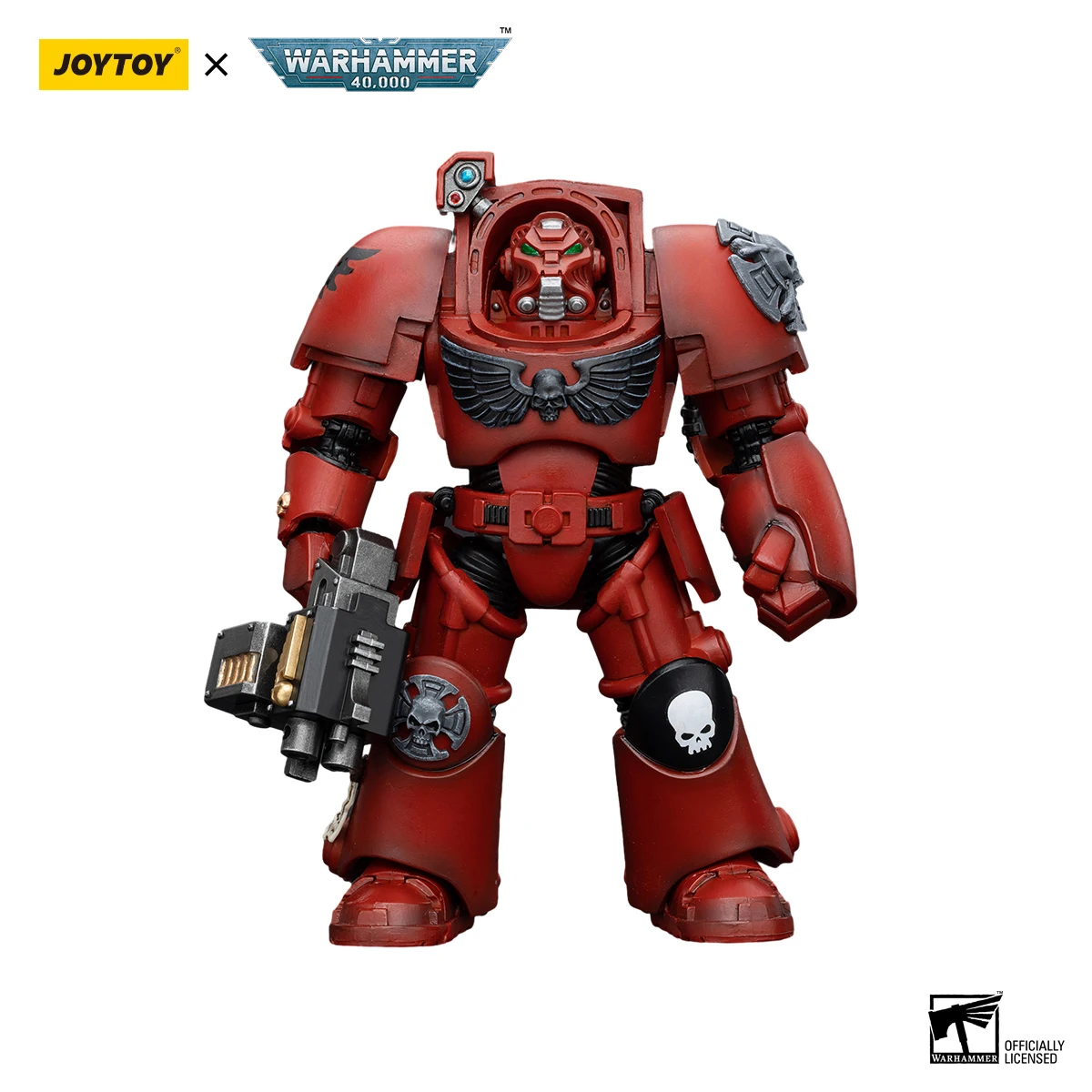 [IN STOCK]JOYTOY 1/18 Warhammer40K Action Figure Blood Angels Terminator Squad with Assault Cannon Model Free Shipping birthday