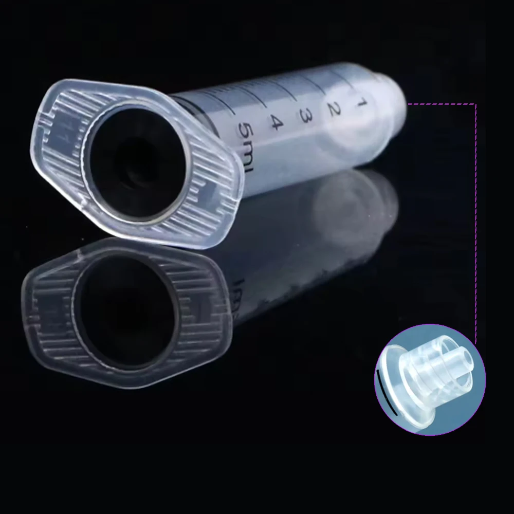 Syringe No Push Rod Threaded Needle Tubes for Hydrolifting Gun Needle EZ Mesotherapy Gun Injector Beauty Care Toolss