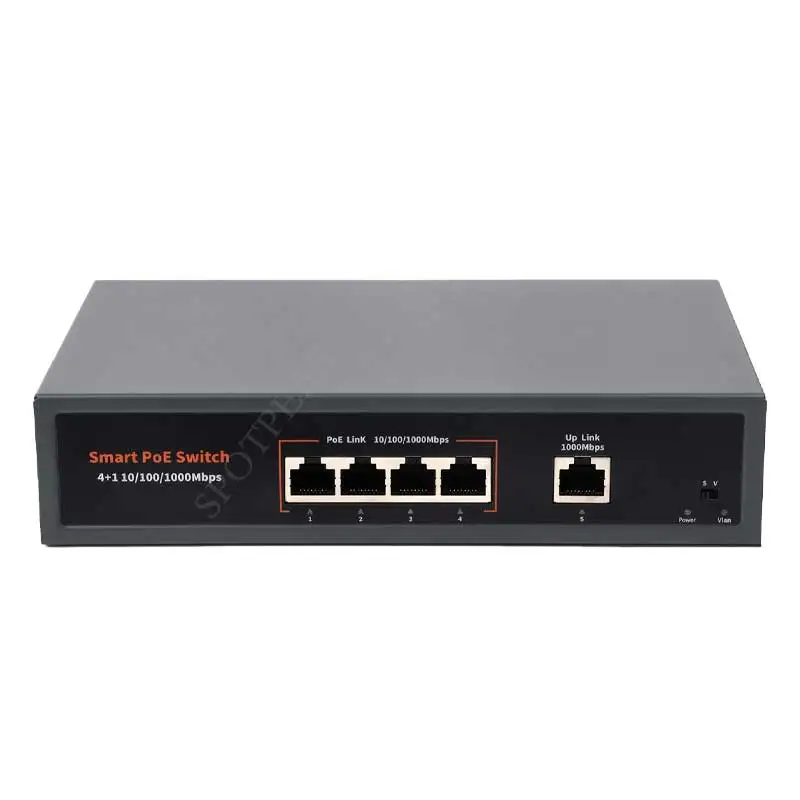 Raspberry Pi Gigabit PoE Switch 120W High-Speed 10/100/1000Mbps Auto-Negotiation Ethernet Port RJ45