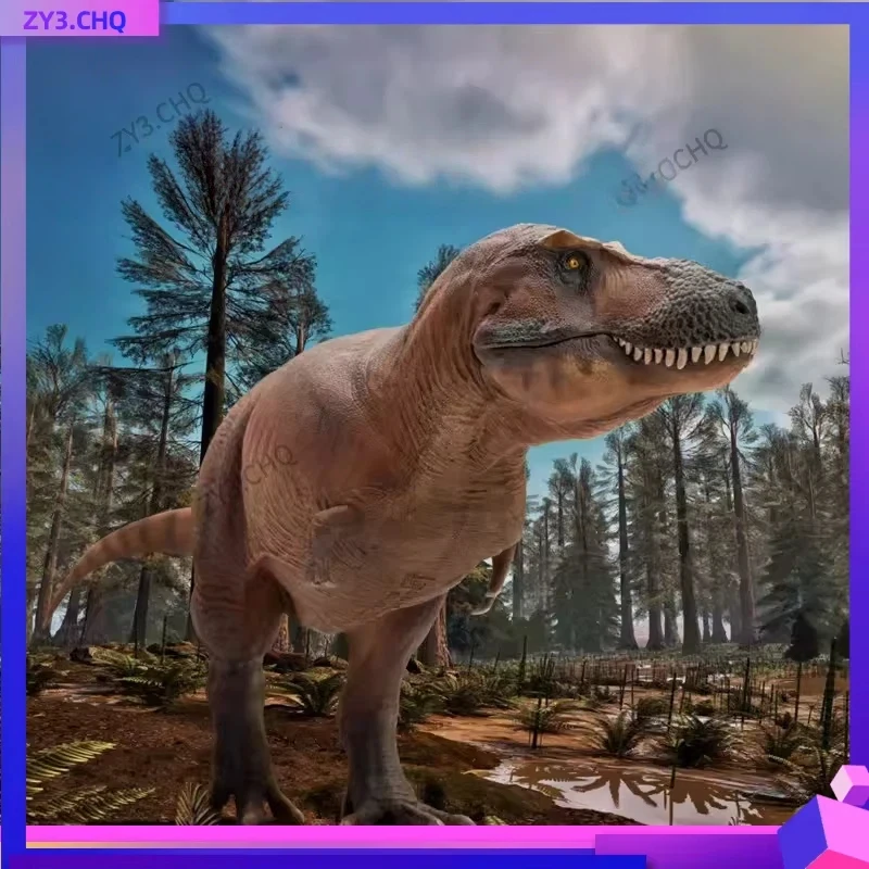 

Модель динозавра Тираннозавр Рекс Zy3 Chq, масштаб 1:35, ручная работа, с костями Тираннозавра Рекса, коллекционный настольный декор, подарок для взрослых