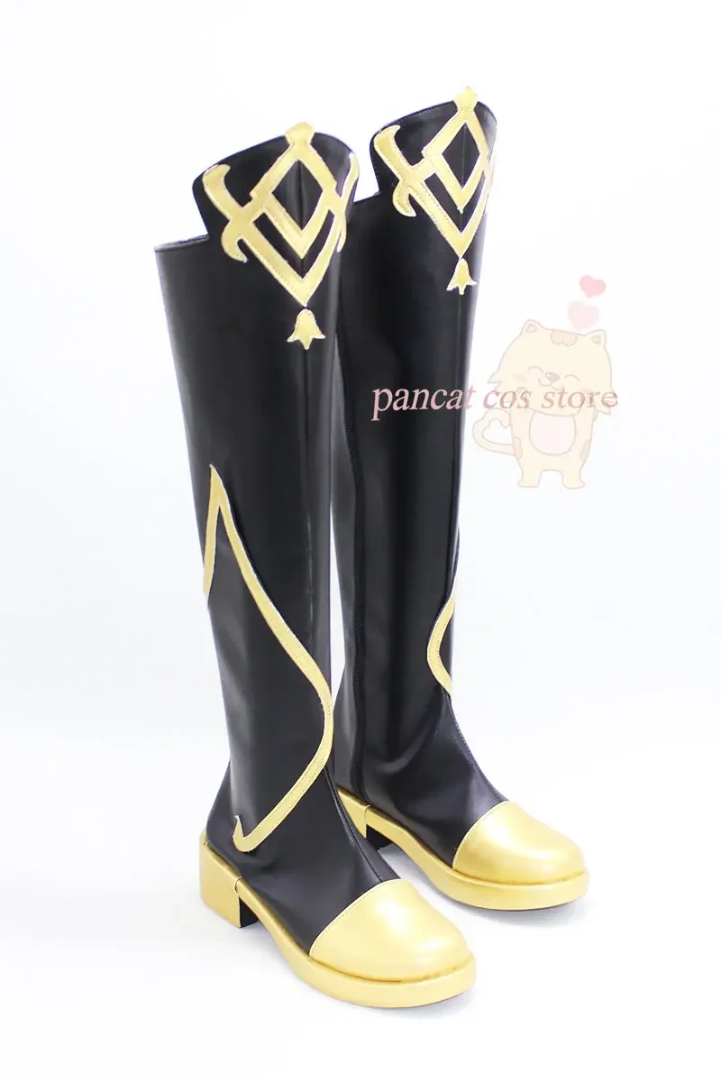 Anime Genshinimpact Lumine Cosplay Shoes Halloween Long Boots Shoes Comic Cosplay Costume Prop Anime Cosplay Shoes Carnival Cos