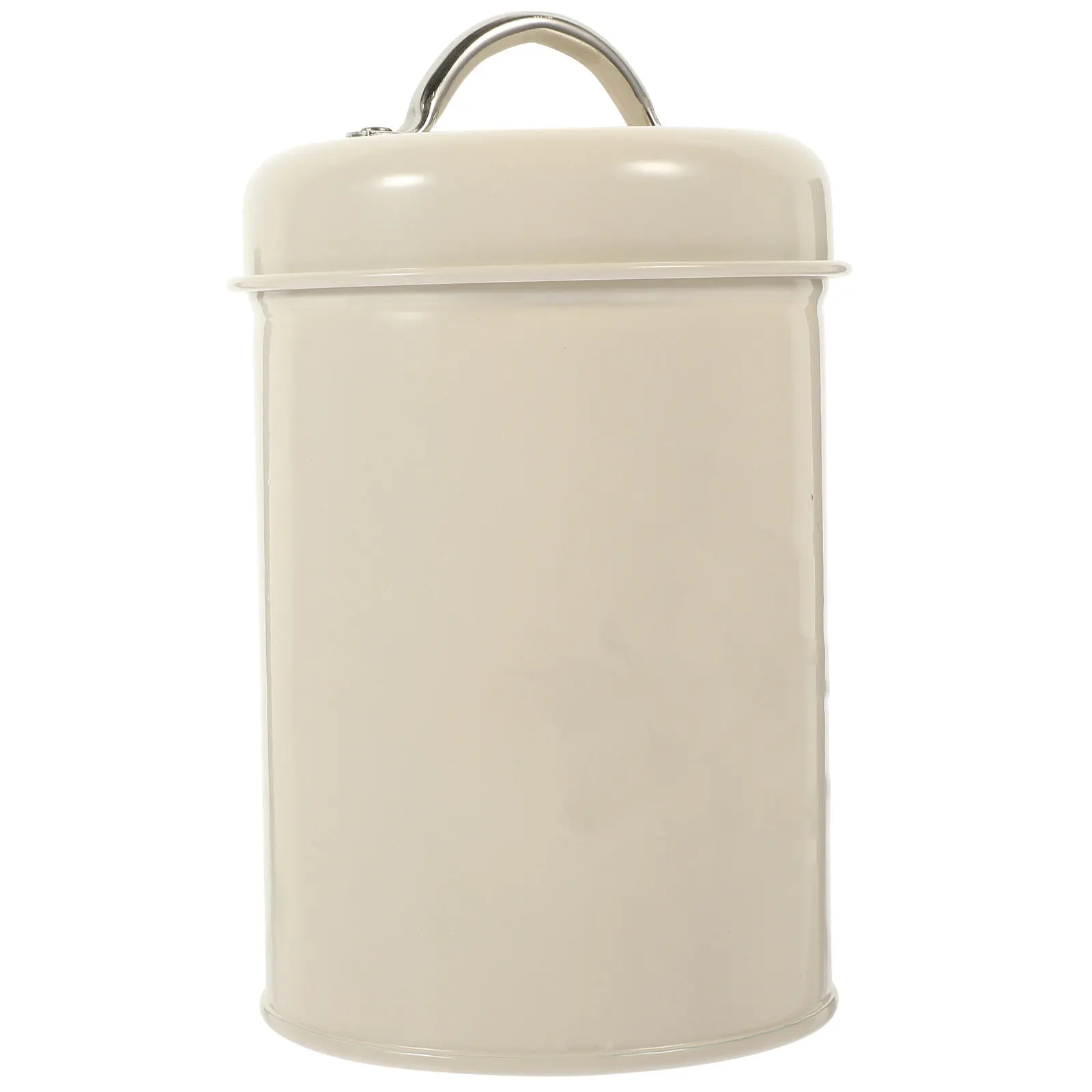 Фото Металлическая банка для кофе и чая 1200 мл, многофункциональная герметичная емкость для хранения, удобный контейнер для конфет и закусок, многоразовый кухонный контейнер для хранения