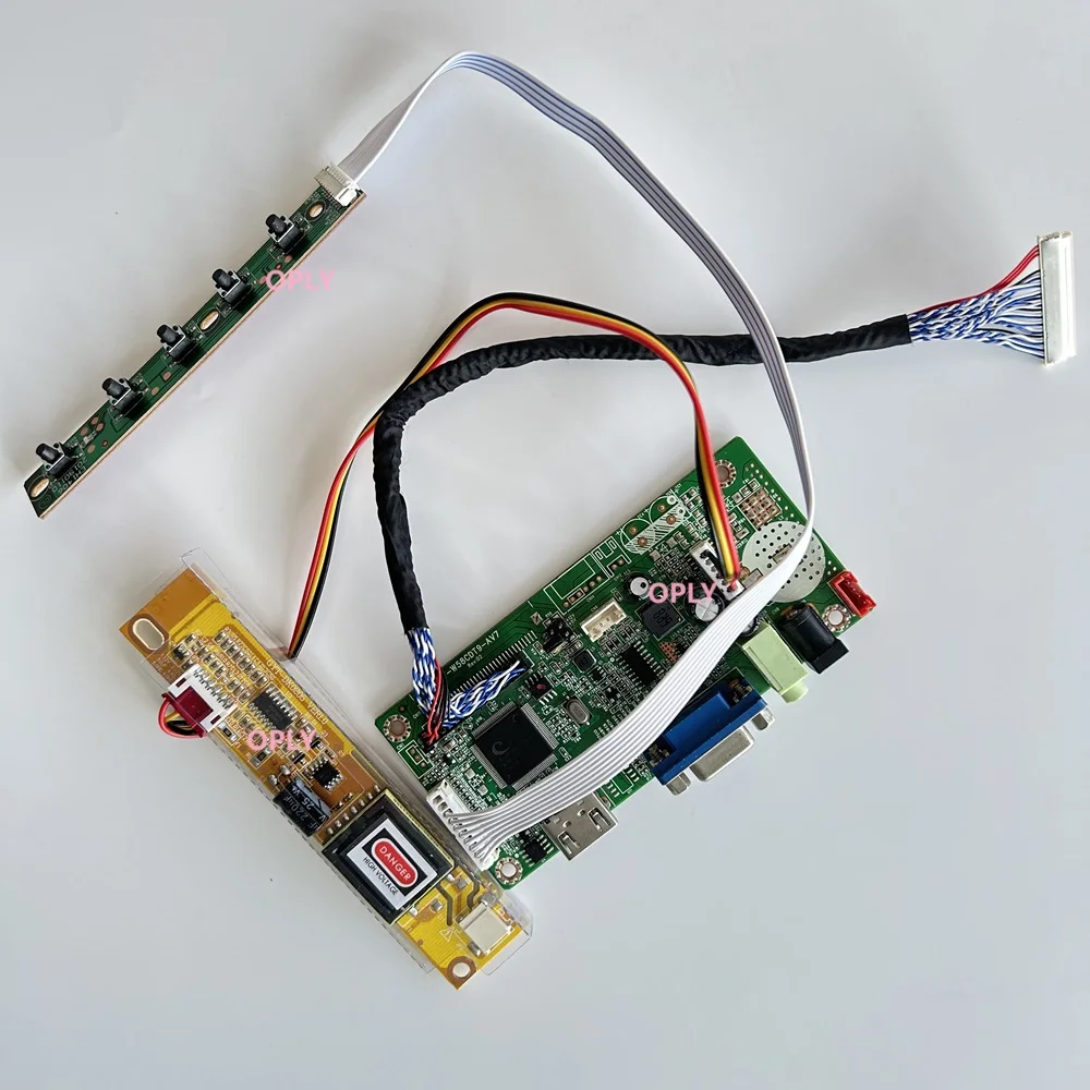 

Плата контроллера 58C, HDMI-совместимый комплект VGA для QD14TL01 Rev.03 QD14TL01 1280X800, ЖК-панель, экран, монитор, сделай сам, 14,1-дюймовый дисплей
