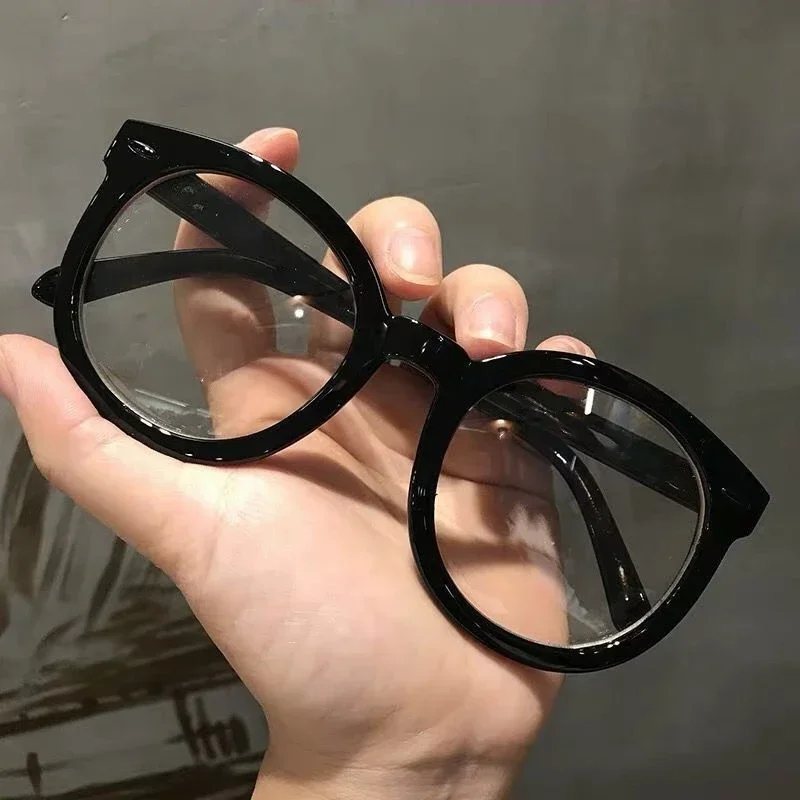 Vintage Clear Lens Myopia Glasses Men Women Classic Minus Diopter Eyewear Fashion Retro Computer Prescription Eyewear Degree-4.0 image 4