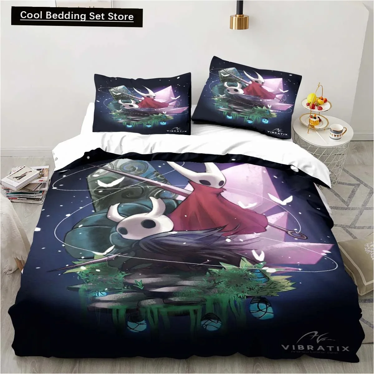 New Hollow Knight Fashion 3D Digital Printing Bedding Set Duvet Cover Comforter Bed Single Twin Full Queen Youth Girl Boys Gift