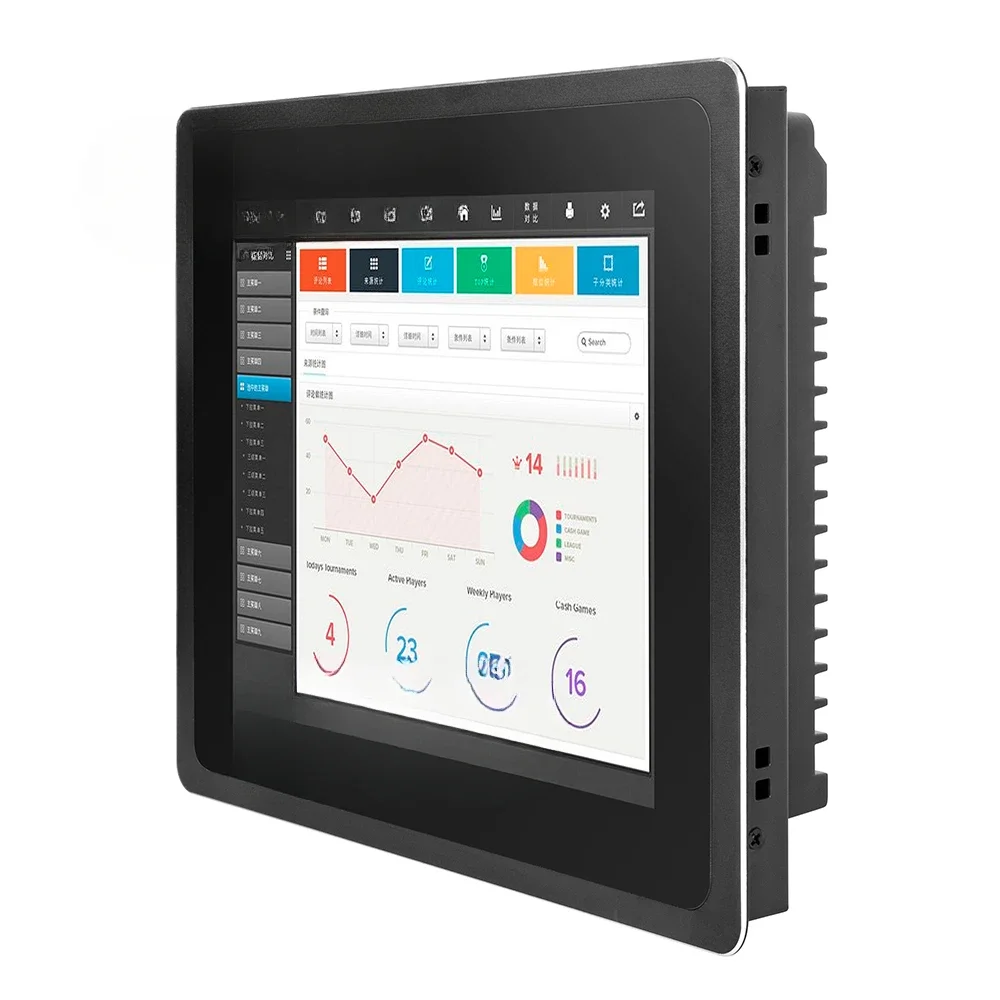 10.4inch touch screen monitor industrial embedded /open frame lcd