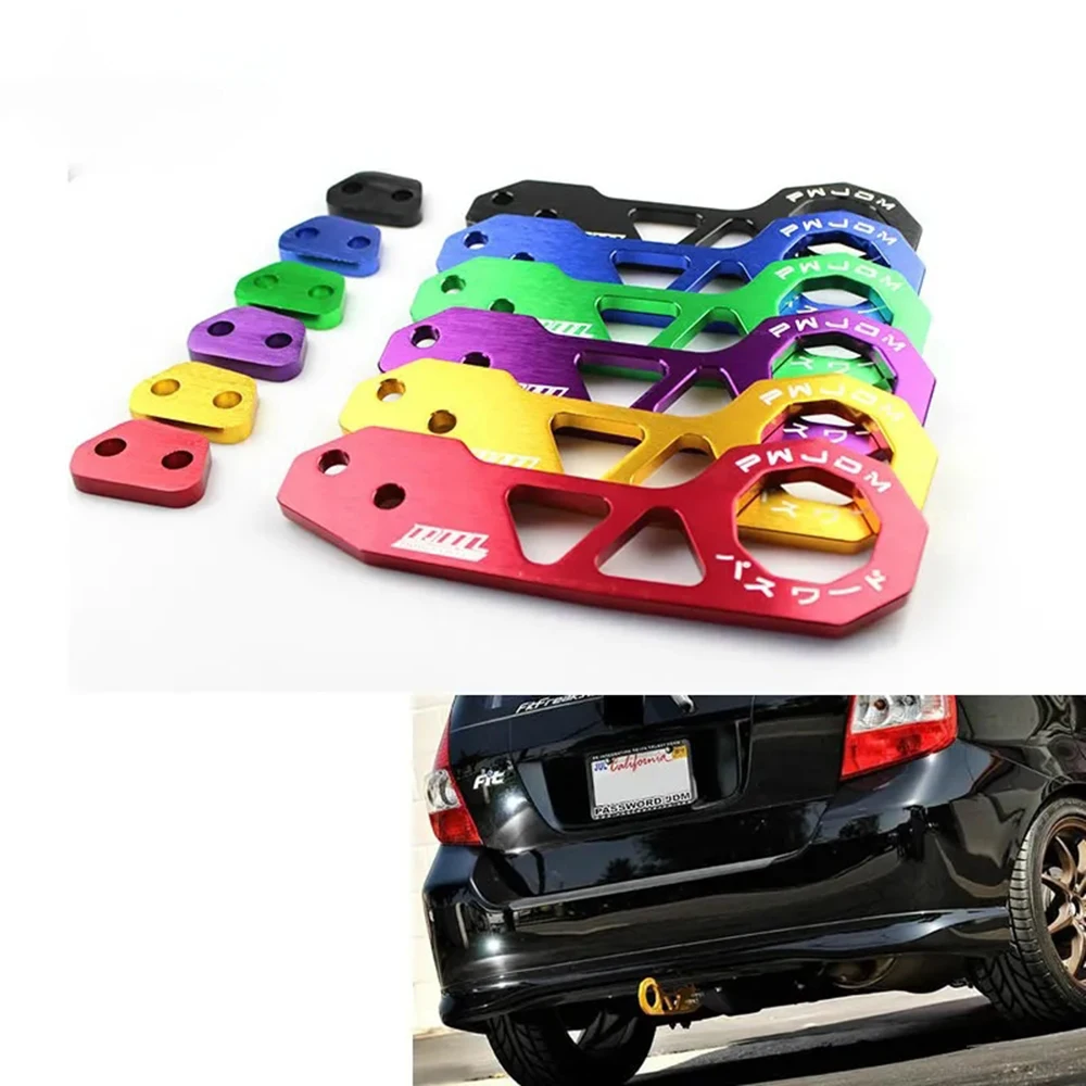 Gancho de remolque Universal profesional de aleación de aluminio para coche JDM, accesorios para automóvil, suministros, parachoques trasero