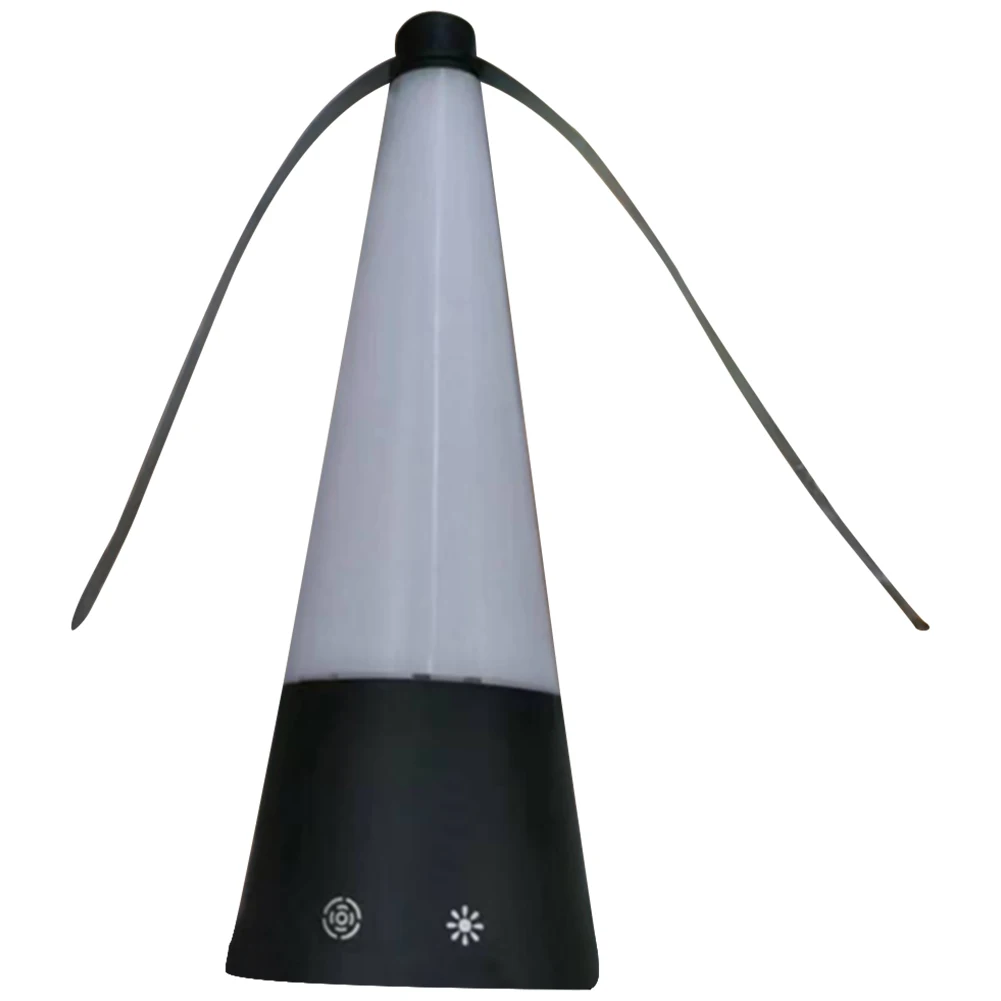 Outdoor Indoor Fly Fan with Holographic Blades Fly Fan for Tables LED Light Keep Flies Away for Picnic Restaurant Party Home BBQ