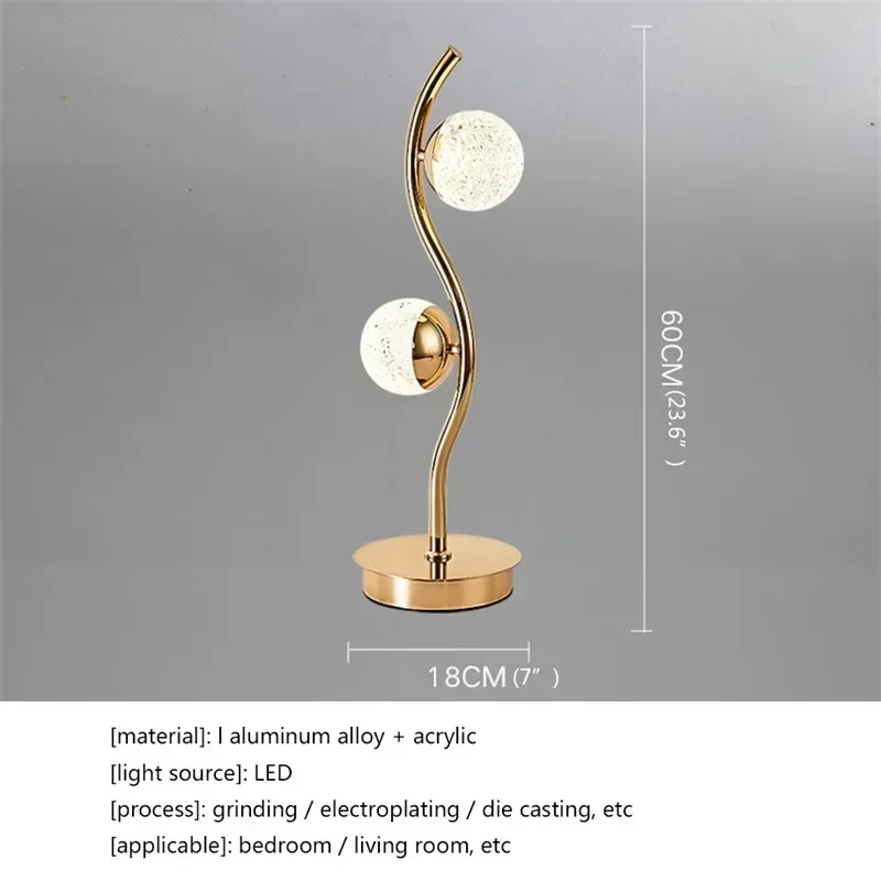 ELARA Lampada da terra creativa nordica Illuminazione moderna palla congelata LED decorativa per la casa, soggiorno, camera da letto