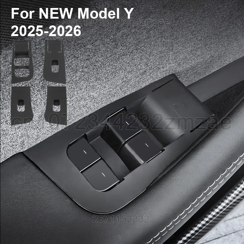 

For MODEL Y 2025-2026 Door button protection sticker, Anti-scratch protection sticker, For Tesla interior protection accessories