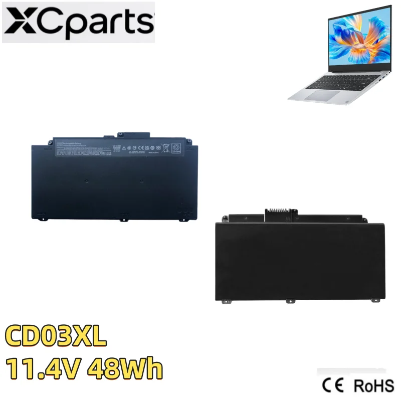 

11.4V 48Wh New CD03XL Laptop Battery For HP Probook 640 645 650 G4/ 640 650 G5/ 650 G7 Series HSTNN-LB8F HSTNN-UB7K 931719-850