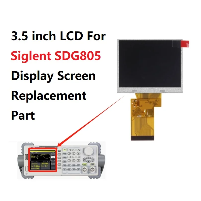 

3,5-дюймовый ЖК-дисплей для Siglent SDG805, запасная часть экрана дисплея