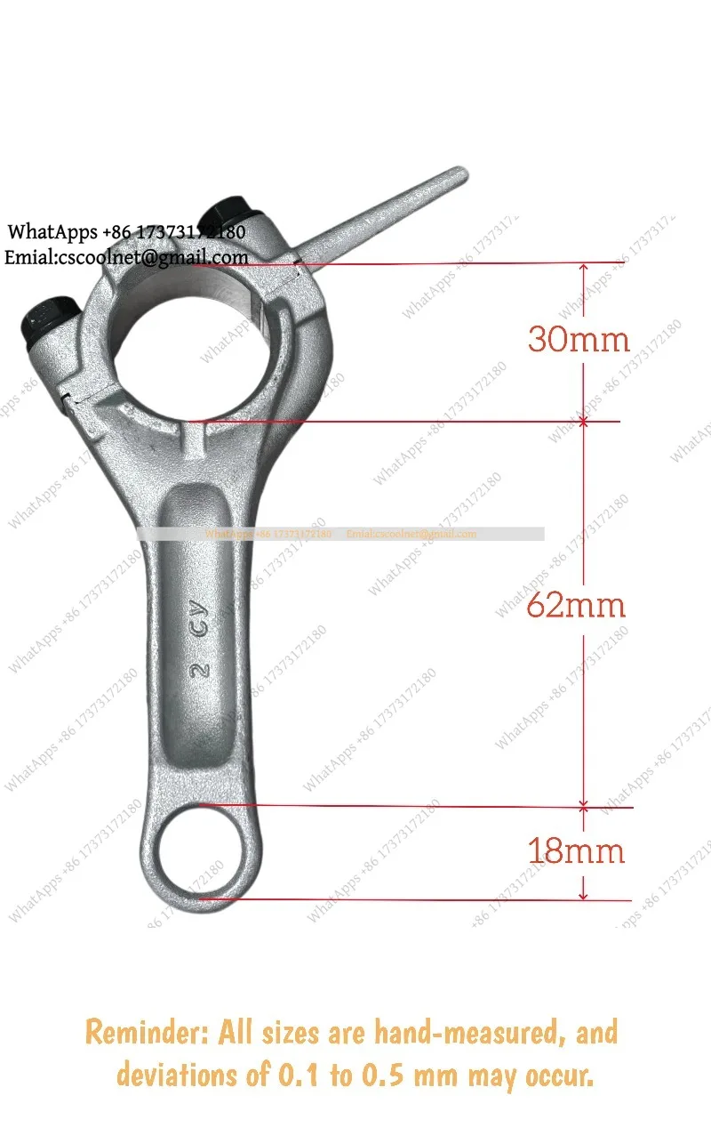 Engine Piston Connecting Rod Assembly Replacement for Zongshen GB200 Generator