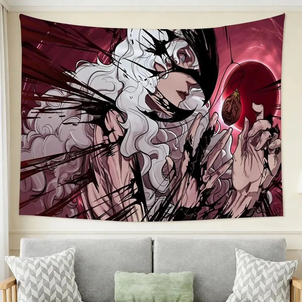 Classic Anime B-Berserk				 Tapestry Wall Hanging Tapestry Aesthetic Room Decor Banners for Bedroom Living Room Outdoor Party