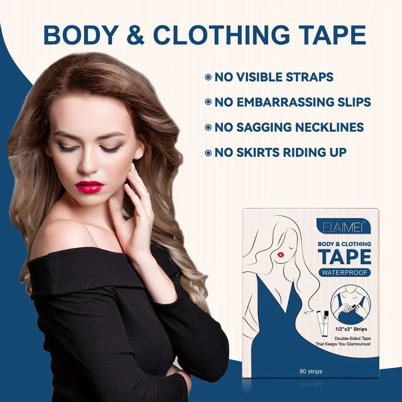 Double Sided Tape Strong Tape for All Skin Tones And Fabric Fearless Tape  for Womens Fashion Clothing And Body