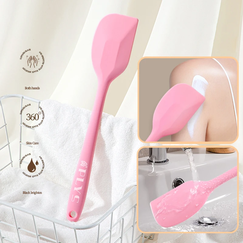 Multi-Function Lotion Sunscreen Ointment Applicator Long Handle Body Cleaner Shower Brush Sunscreen Back Applicator