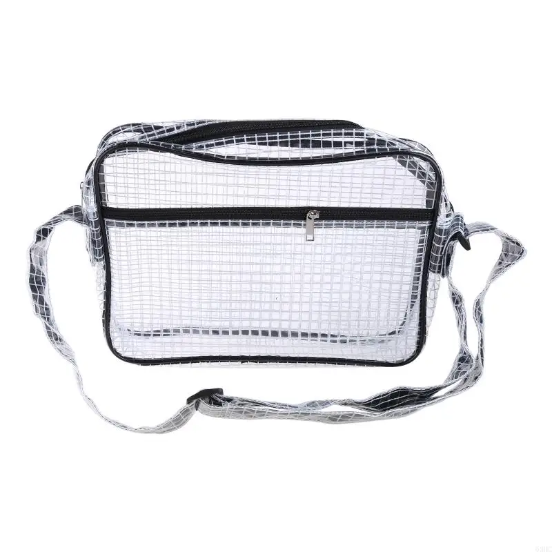 

63HC Anti-static Cleanroom Engineer Bag for Semiconductor Cleanroom Clear PVC Bags Crossbody