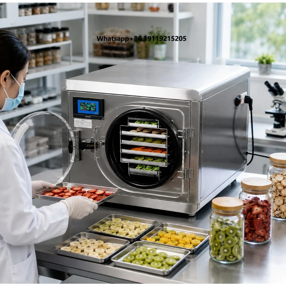Automatic Small Freeze Dryer Machine Vacuum Freeze Drying Machine for Food Fruit Vegetable Meat and Snacks