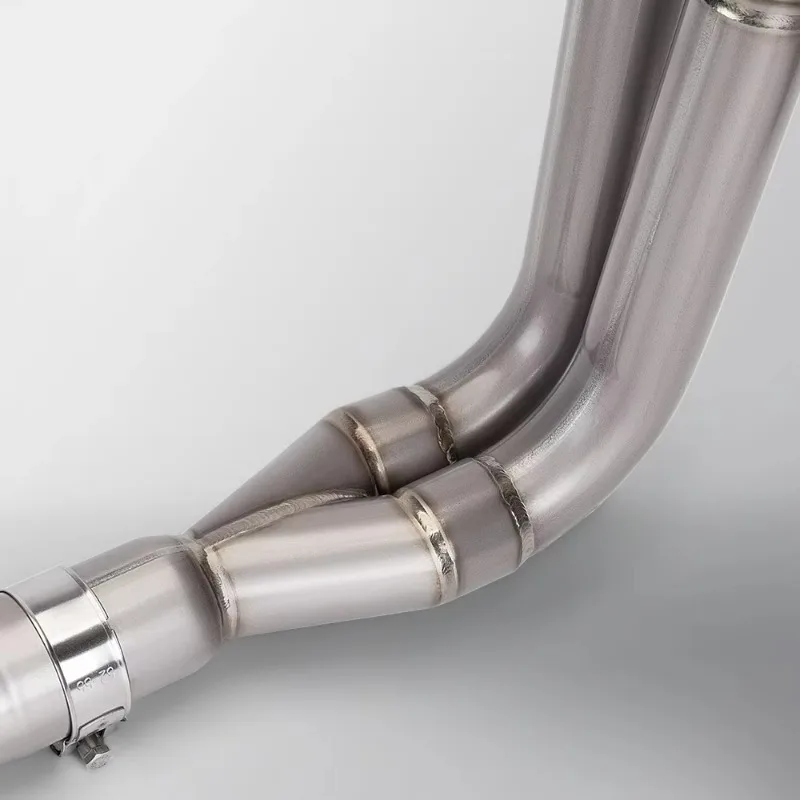 For CF450 450SR Titanium Alloy Motorcycle (51MM) Racing Performance Sliding Into the Front Section of the Connecting Pipe