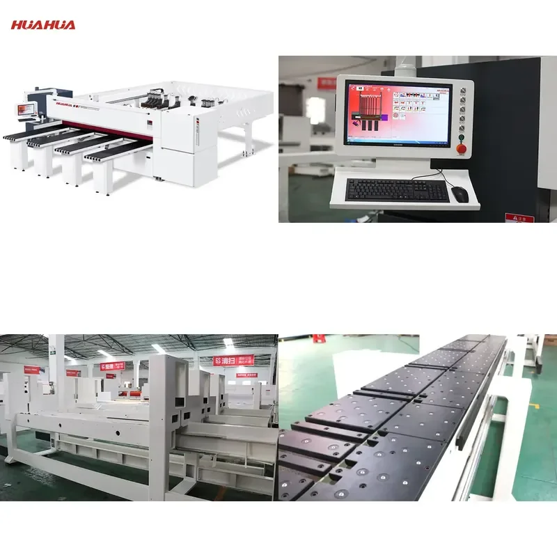 2026 CE HUAHUA HP380 3800mm Cutting Length 120mm Cutting Thickness 120m/min Cutting Speed Computer Beam Saw Machine