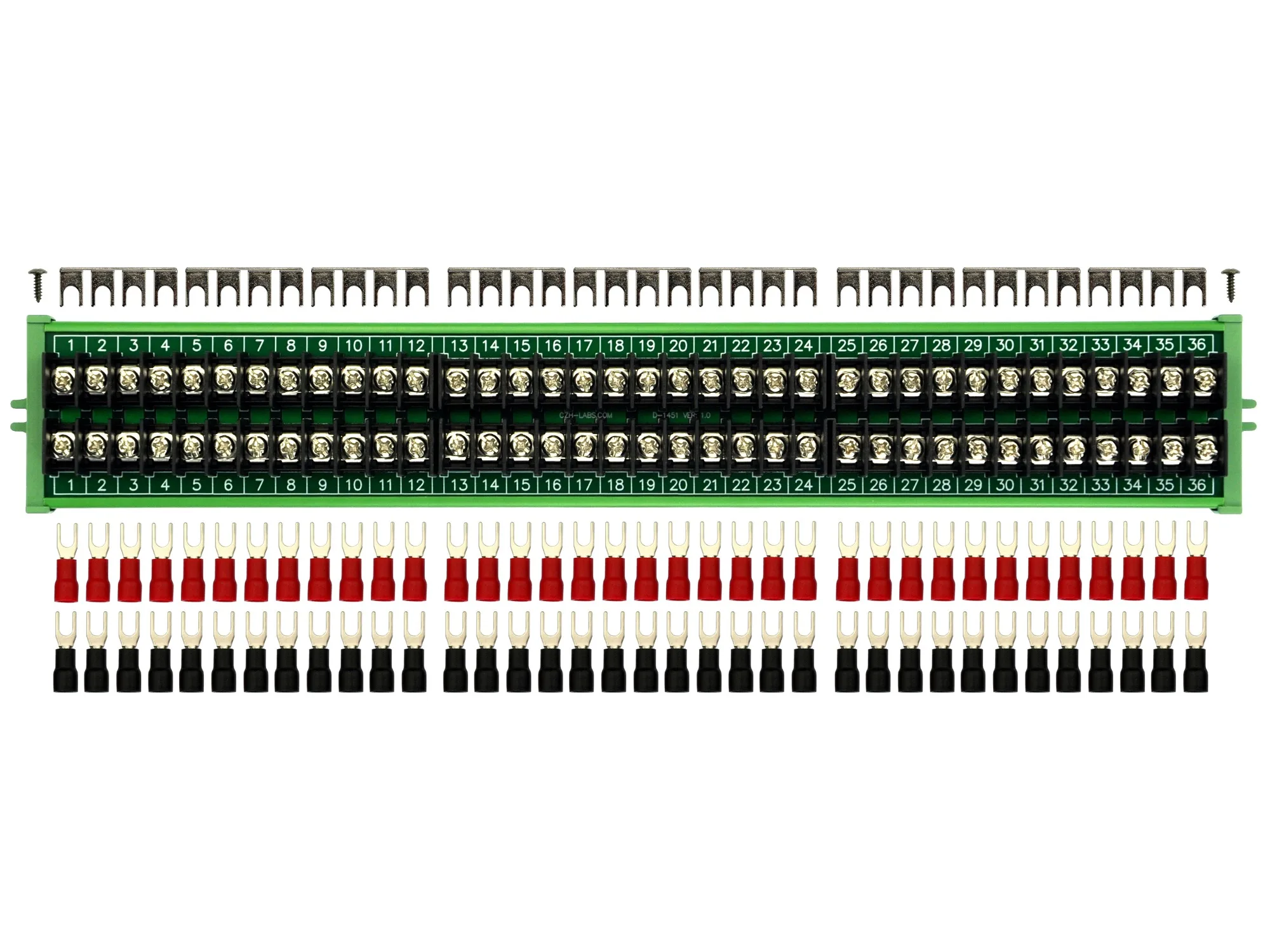 20Amp 2x36 Position Barrier Terminal Block Module