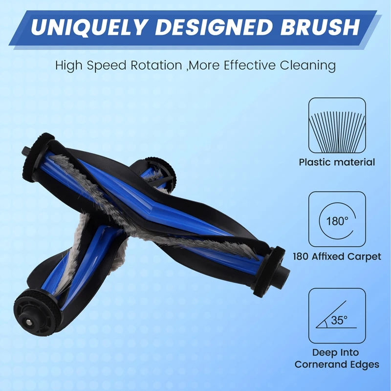 สําหรับ ECOVACS DEEBOT T50 PRO เครื่องดูดฝุ่นหลักลูกกลิ้งแปรงอะไหล่ทดแทนอุปกรณ์เสริม