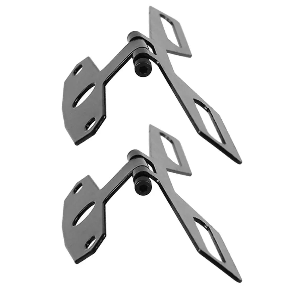Adjustable Tail Light Bracket Metal Folding License Plate Holder Motorcycle Accessory for Custom Modification