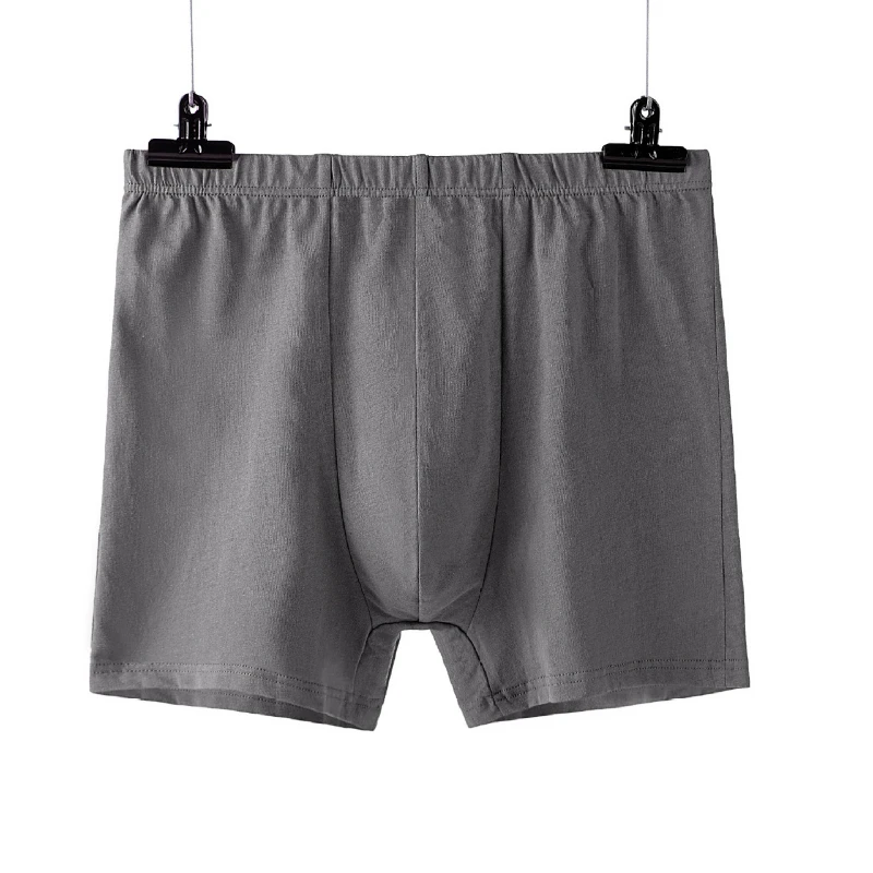 10XL-XL Plus Men High Waist Underwear Male Solid Panties Shorts Men's Cotton Underpants Breathable Intimate  boxers Large Size