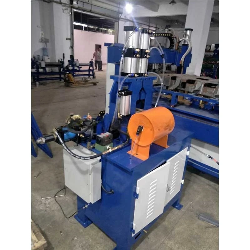 Square tube round tube welding machine with iron rod