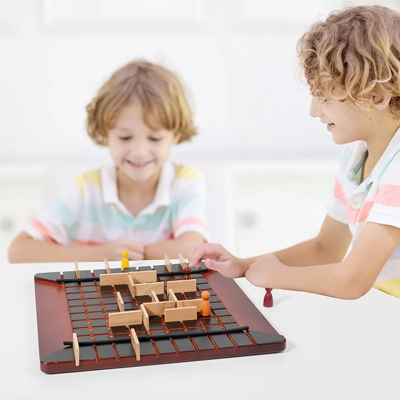 STEM Strategic Thinking, Logic Reasoning Training, Multi-Player Competition, Cross-Border Hot-Selling Rabbit Siege Board Game