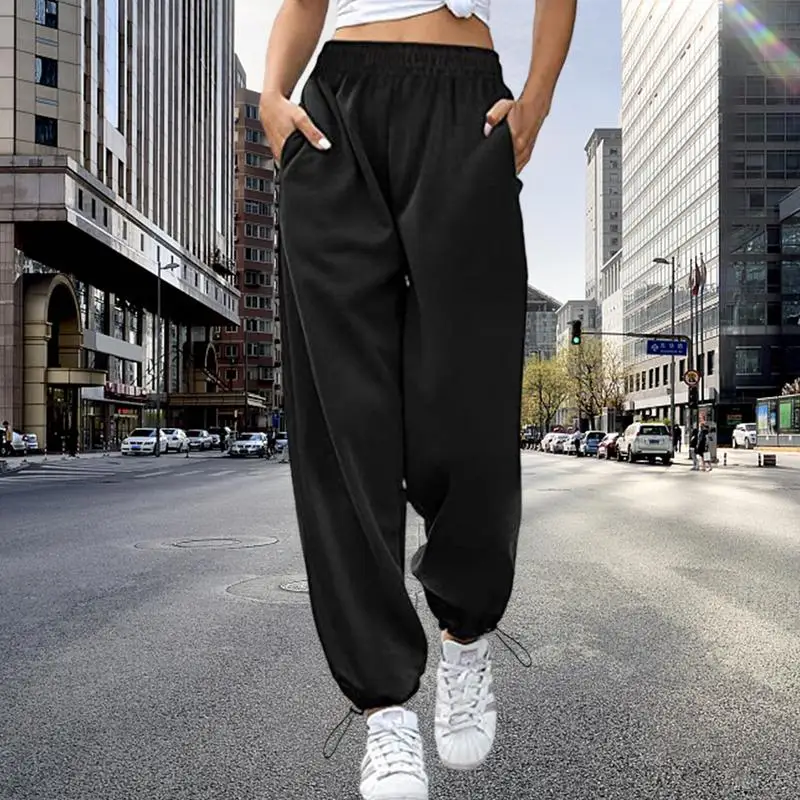 Casual Lounge Pants Athletic Lounge Pants Cinch Bottom Athletic Yoga Sweatpants Hippie Pants For Lounge Jogging Workout