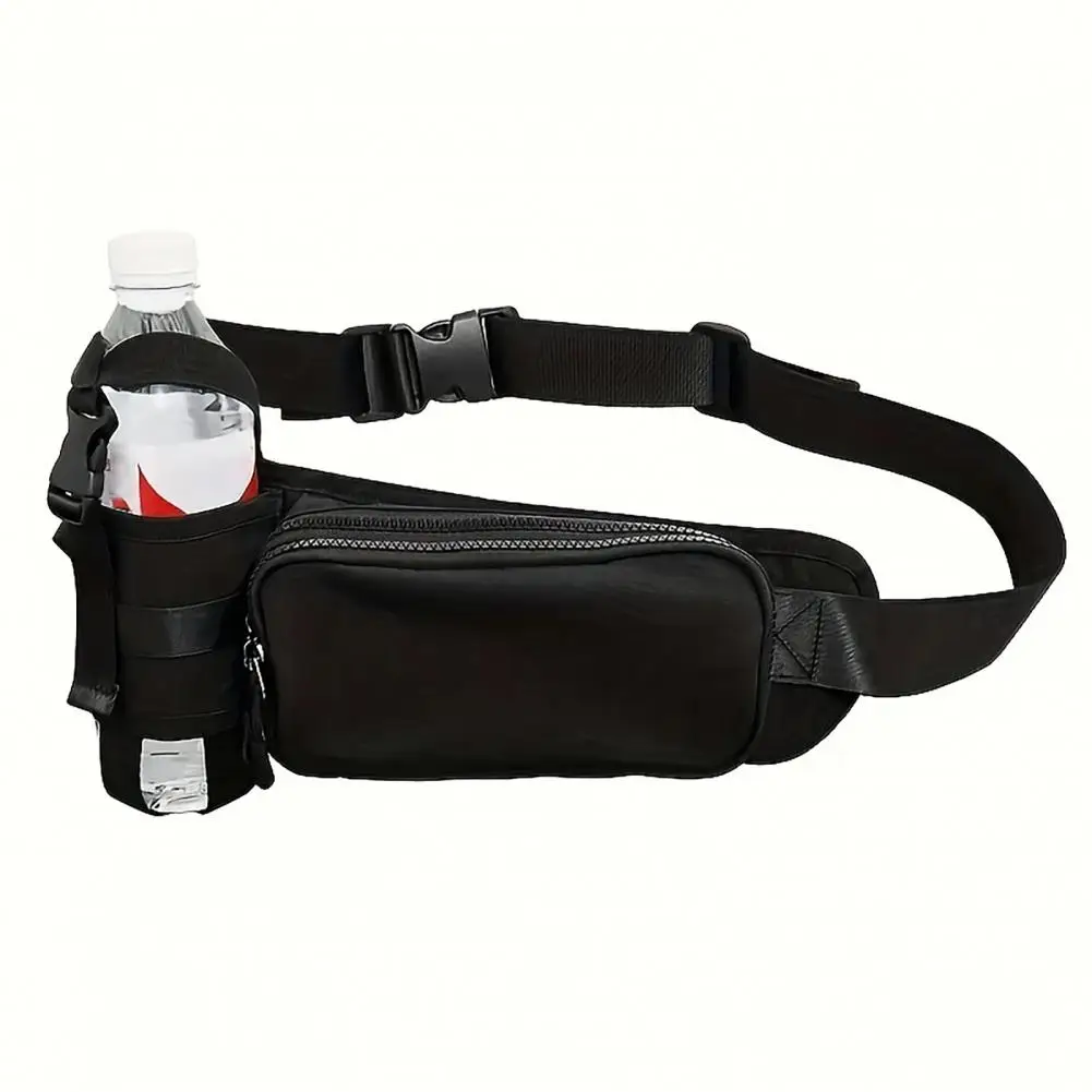 

Waterproof Fanny Pack for Men Women Adjustable Strap Waist Bag with Water Bottle Holder for Hiking Dog Walking Cycling Running