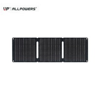 ALLPOWERS NEW Foldable Solar Panel USB Type-C 5V 21W Charger ETFE Portable Mobile Outdoor Camping Solar Kit 610G