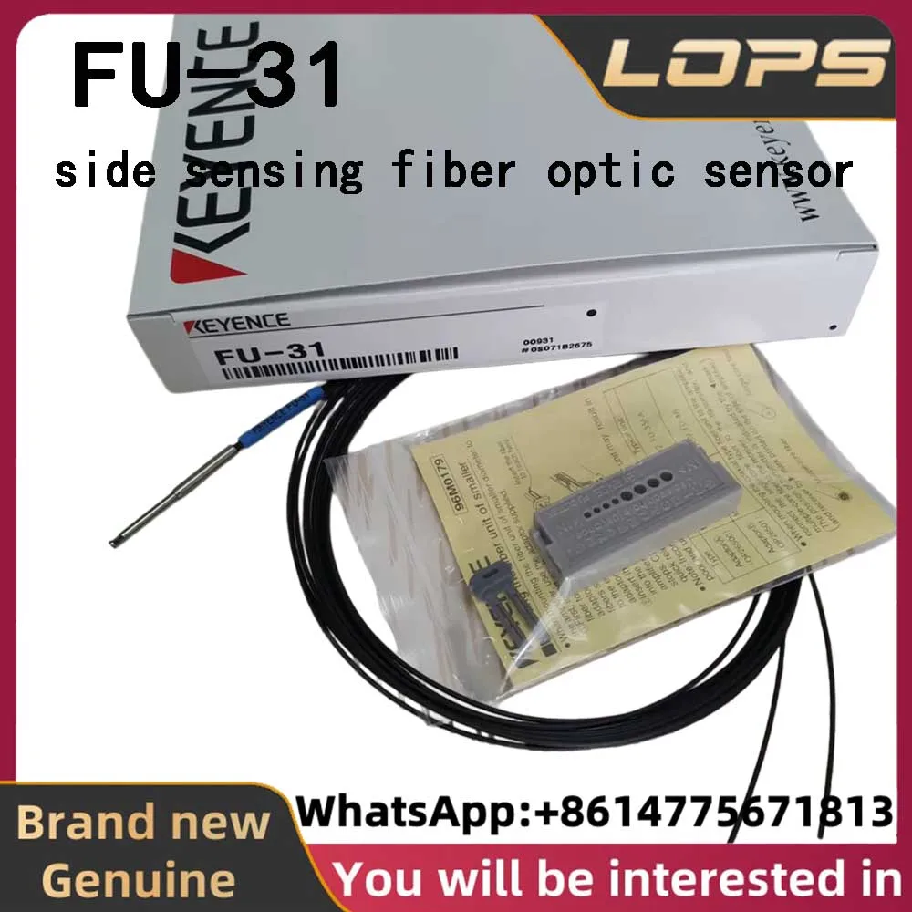 FU-31 KEYENCE New Genuine side sensing fiber optic sensor; more quantity welcome to inquire