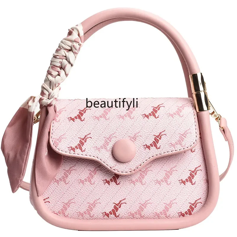 yj Fashionable High-Grade Women's Bag Casual Shoulder Bag Simple All-Match Messenger Bag