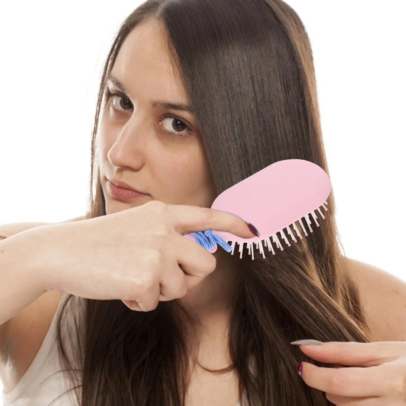 1pc Cartoon Detangling Hair Brush for Thin Hair Styling Comb Women Tool Lightweight Shaping Brush