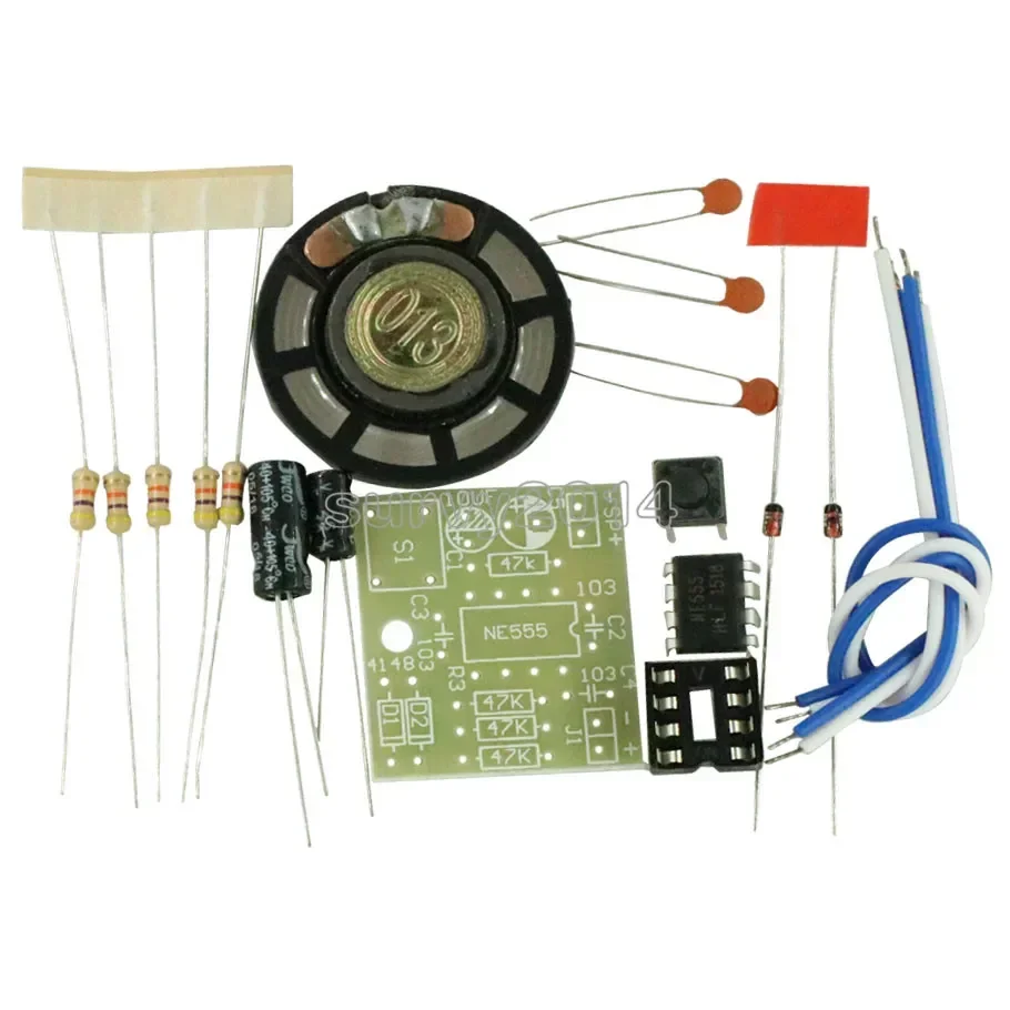 Suite de timbre de producción electrónica, Kit de bricolaje, NE555
