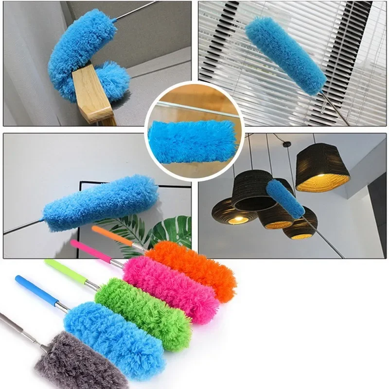 Economic Household Duster Chicken Feather Duster Chicken Feather Sweep Housework Cleaning Appliance Bendable Duster Home Tool